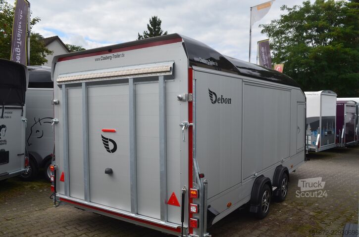 κλειστό ρυμουλκούμενο Debon 3500 Kg Kofferanhänger Autoanhänger