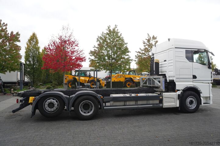 BDF kiprowany MAN TGX 26.470 6x2 COINTAINERKIPPER HYVA