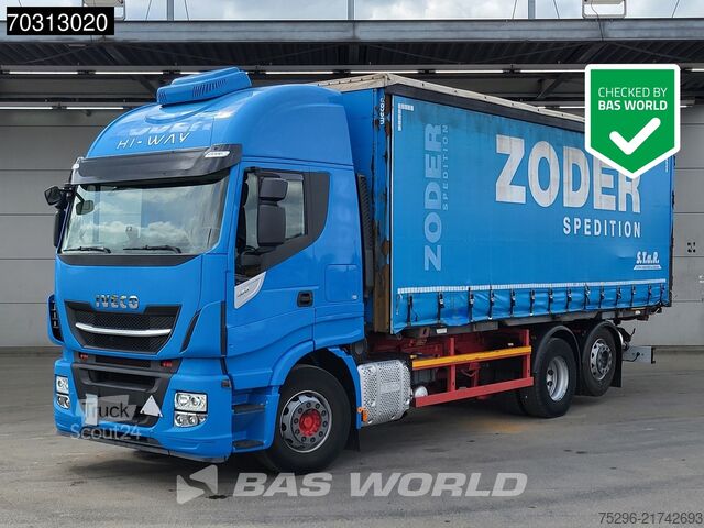 BDF System Iveco Stralis 480 6X2 BDF Curtainsider Full Air Retar...
