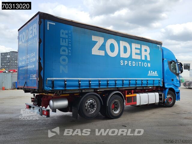 BDF System Iveco Stralis 480 6X2 BDF Curtainsider Full Air Retar...