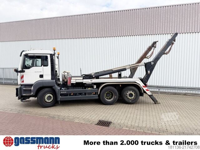 Camion benne MAN TGS 26.480 6x2-4 BL, Winterdienstausstattung,