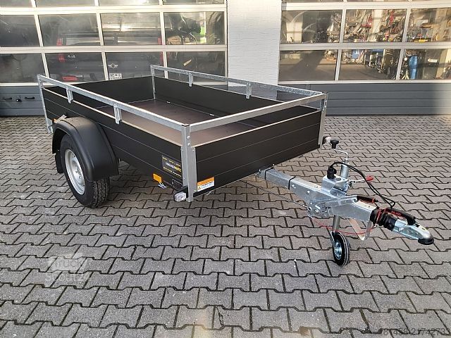 Car trailer Saris schwarzer Anhänger Aluminium 1300kg gebremst