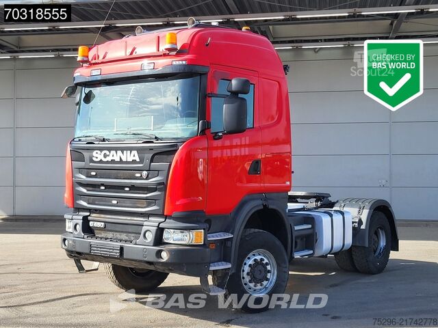 Standard tractor Scania G450 G 4X4 Allrad Retarder Big-Axle Hydraulic Navi