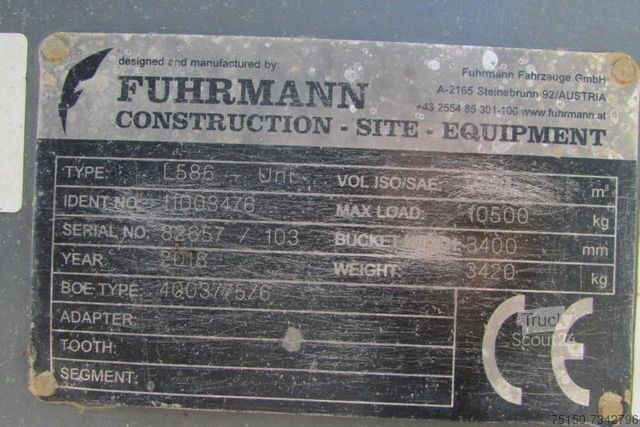 Ratinis krautuvas LIEBHERR L 586 - Waage - Nr.: 383