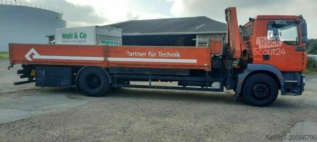 Flakbil MAN TG-M18.280PS Hiab 111B-2 mit Funk