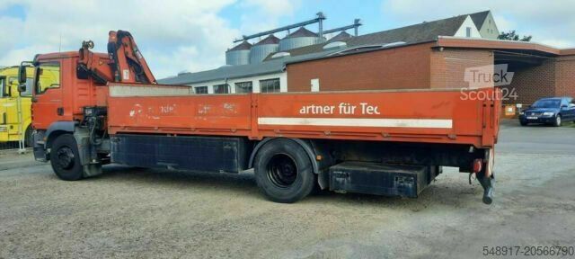 Flakbil MAN TG-M18.280PS Hiab 111B-2 mit Funk