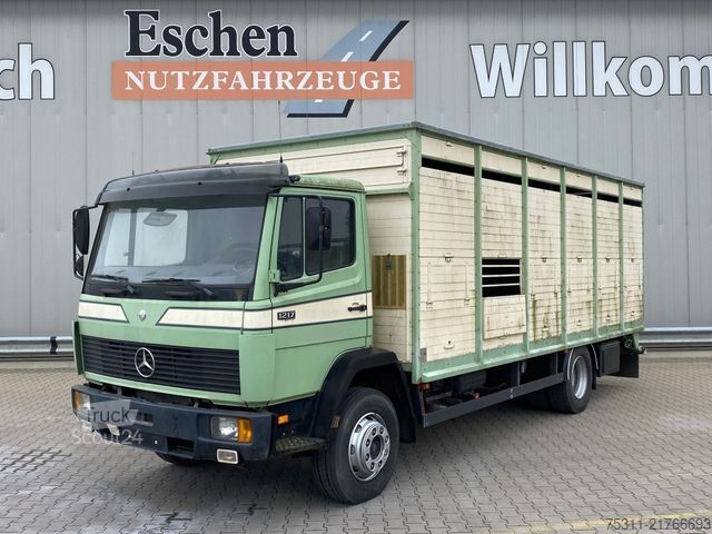 Dyretransportbil MERCEDES-BENZ 1317 L Viehtransporter*Pferde*Manuell*2xAHK