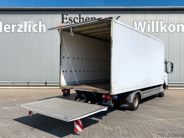 Furgoneta caja MERCEDES-BENZ 816 Atego Koffer*LBW*3 Sitze*Manuell*Blatt/Blatt