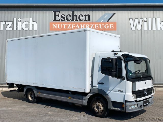 Furgoneta caja MERCEDES-BENZ 816 Atego Koffer*LBW*3 Sitze*Manuell*Blatt/Blatt