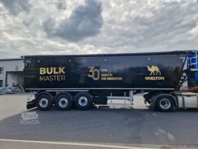 مقطورة نصف قلابة WIELTON Alu-Kastenmulde 51m³  BULK Master BLACK Edition