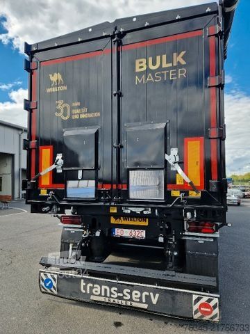 مقطورة نصف قلابة WIELTON Alu-Kastenmulde 51m³  BULK Master BLACK Edition