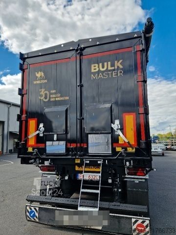 مقطورة نصف قلابة WIELTON Alu-Kastenmulde 51m³  BULK Master BLACK Edition