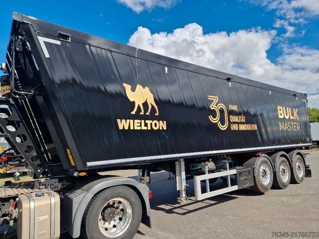 مقطورة نصف قلابة WIELTON Alu-Kastenmulde 51m³  BULK Master BLACK Edition