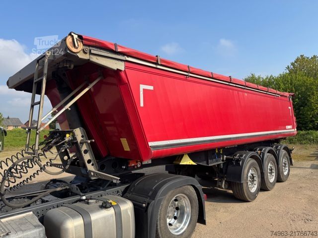 Naczepa wywrotka SCHMITZ CARGOBULL SKI 24, Alumulde, guter Zustand