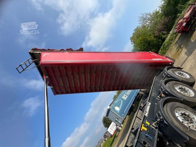 Semi-remorque benne SCHMITZ CARGOBULL SKI 24, Alumulde, guter Zustand