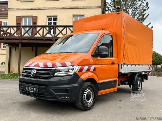 Transporter mit Pritsche & Plane VOLKSWAGEN CRAFTER PRITSCHE+PLANE 4 MOTION AHK KLIMA KAMERA