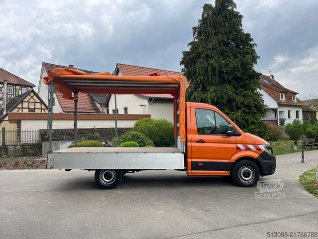 Transporter mit Pritsche & Plane VOLKSWAGEN CRAFTER PRITSCHE+PLANE 4 MOTION AHK KLIMA KAMERA