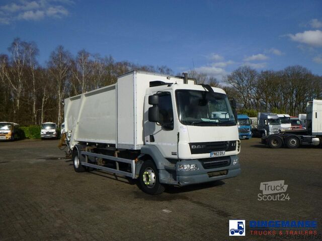 Çöp toplama aracı DAF LF 55.220 4X2 RHD Farid refuse truck