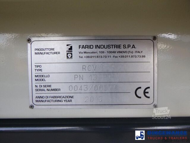 Çöp toplama aracı DAF LF 55.220 4X2 RHD Farid refuse truck