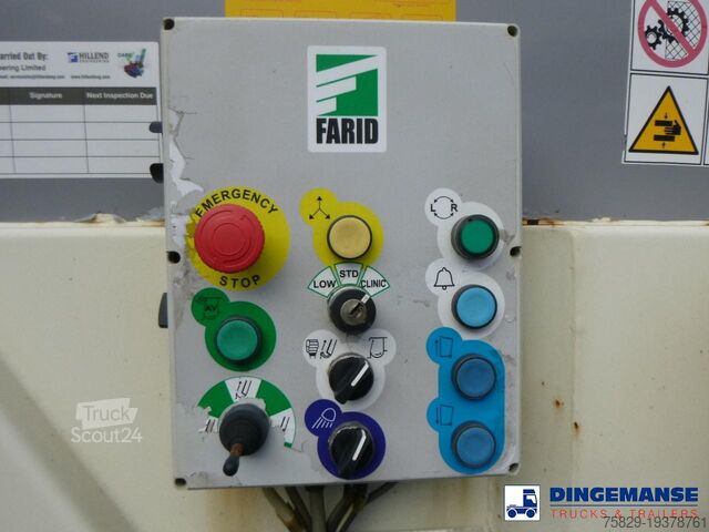 Çöp toplama aracı DAF LF 55.220 4X2 RHD Farid refuse truck