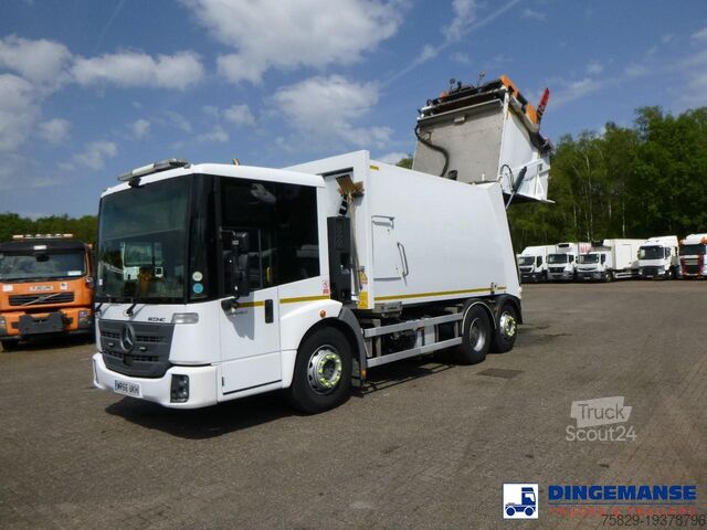 Abfallsammelfahrzeug Mercedes Econic 2630 6x2 RHD Euro 6 Refuse truck