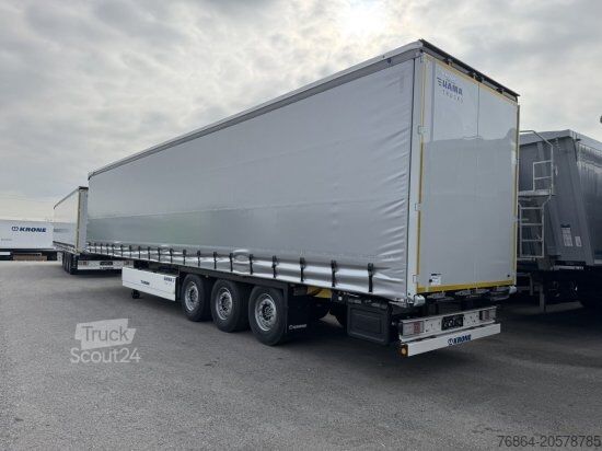 Odprta polprikolica s ponjavo KRONE PROFI LINER, LIFTACHSE,