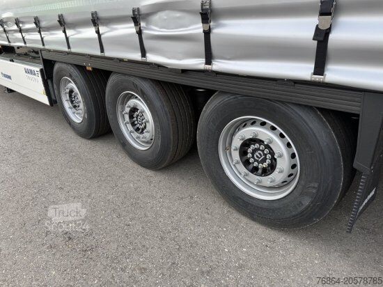 Naczepa otwarta z plandeką KRONE PROFI LINER, LIFTACHSE,