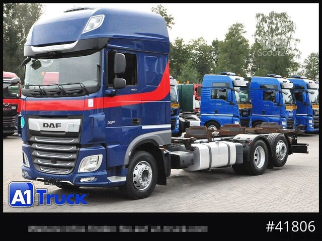 Ladbil med udskifteligt lad DAF DAF XF 480 FAN SSC Intarder, Lenkachse Reifen 80%