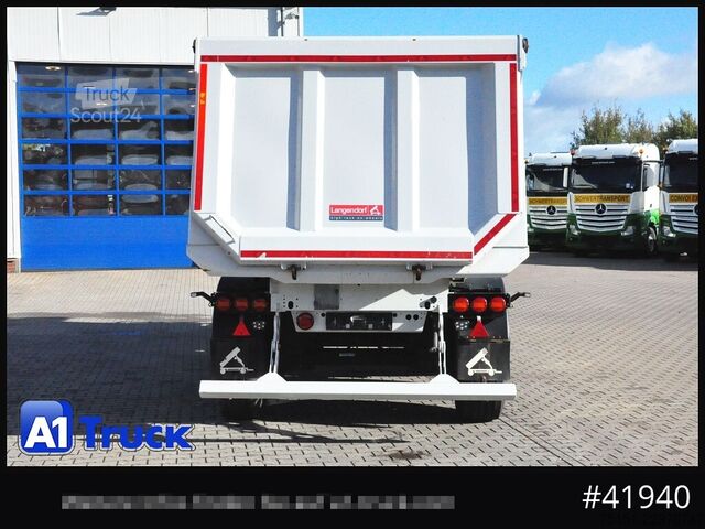 Tiptrailer LANGENDORF SKS-HS,  27m³, Alu, Cramaro Verdeck,