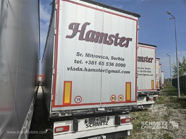 Auflieger mit Pritsche & Plane Schmitz Cargobull Semitrailer Curtainsider Standard