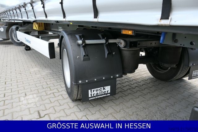 Semirremolque abierto con toldo KRONE 11 Meter Lang Lenkachse 2to LBW ¤409.-mtl.