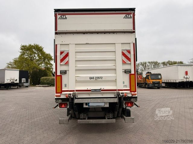 Semi-remorque bâchée  Citysatte gelenkt Planen Auflieger mit LBW + ZWG