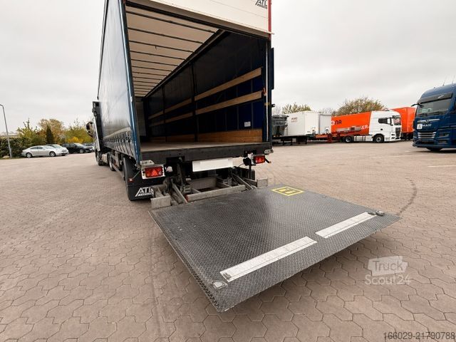 Semi-remorque bâchée  Citysatte gelenkt Planen Auflieger mit LBW + ZWG