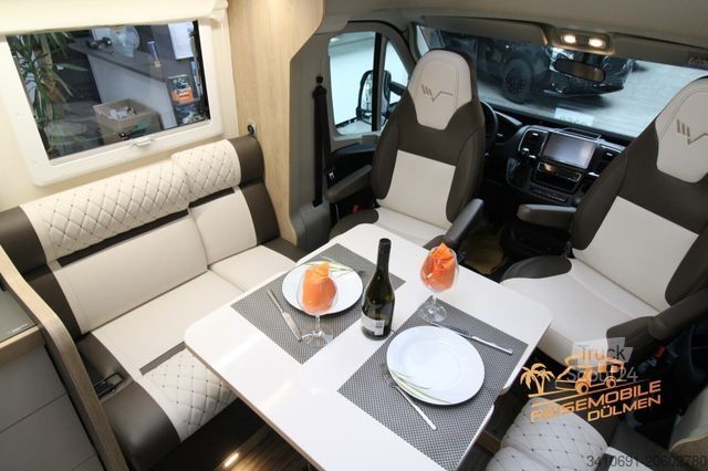 Teilintegriertes Wohnmobil MOBILVETTA Kea P 86 NB TRUMA 6E NAVI RFK Solar  AHK SAT TV