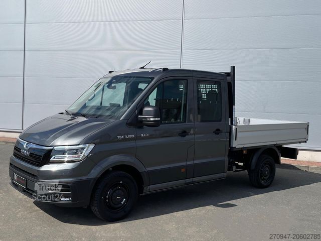 Fourgon pick-up MAN TGE 3.180 Pritsche DOKA MR 4x4 ACC LED DIFF-SPER