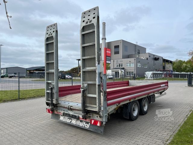 Dieplader oplegger MÜLLER-MITTELTAL ETUE-TA-R 11,9 Tandem Tieflader