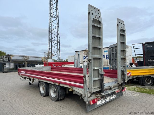 Dieplader oplegger MÜLLER-MITTELTAL ETUE-TA-R 11,9 Tandem Tieflader