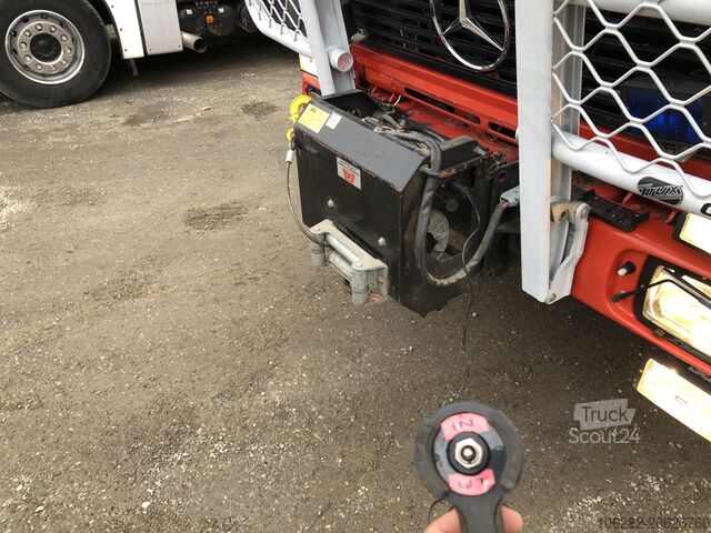 Châssis de camion Mercedes-Benz 1622 SK 4x4 4WD Seilwinde Steel/Steel