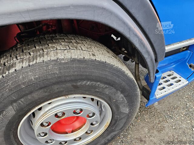 Kolmensuuntainen kippikuorma-auto Volvo FM9 340HP Kran FASSI F95A.24 Blatt/Blatt