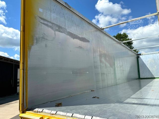 Semi-remorque à plancher roulant STAS 91 cbm, Cargofloor 10 mm, Liftachse, Schutzplane