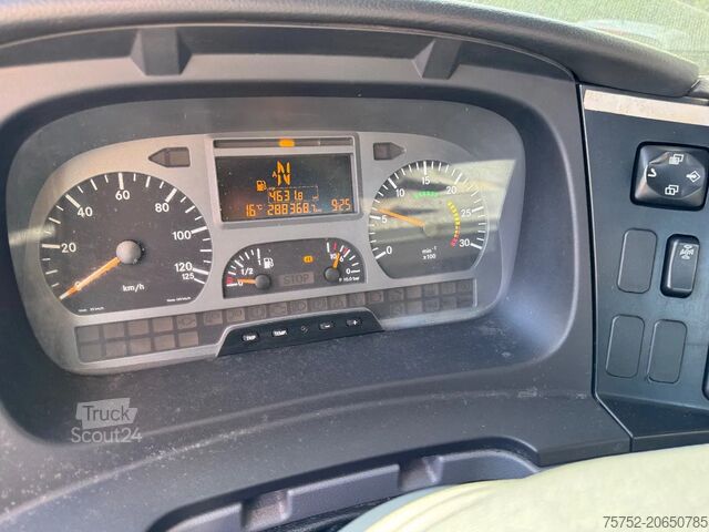 Car transporter Mercedes-Benz Atego 818 Machinery transporter + Hiab Crane 28...