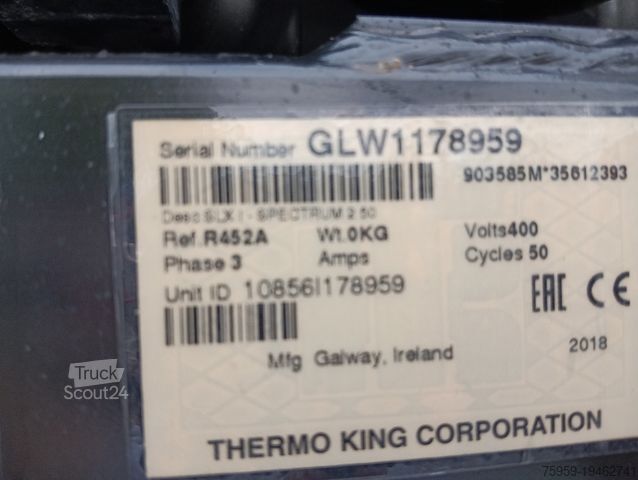 Hűtő félpótkocsi KRONE SDR27eL4-MT Blumen BiTemp TK SLXi Double Rolltor