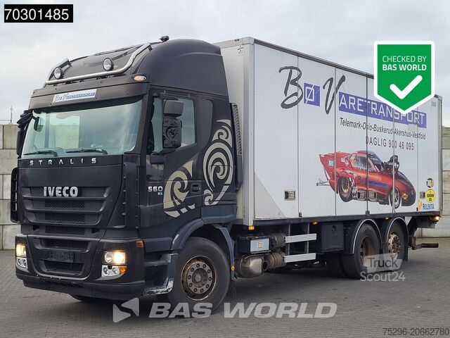 Kuffert Iveco Stralis 560 6X2 Retarder Automatic Lift Axle 15...