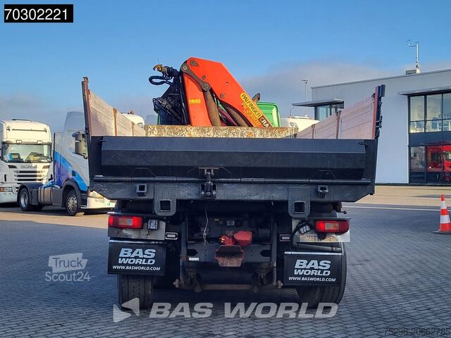 3-Seiten-Kipper Volvo FM 340 FM 6X2 Palfinger PK23002 Crane 10m3 3-w...