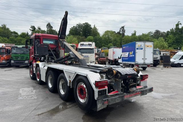 Autocamion cu cârlig pentru containere MAN TGS 35.480 10x4 Hiab 26T