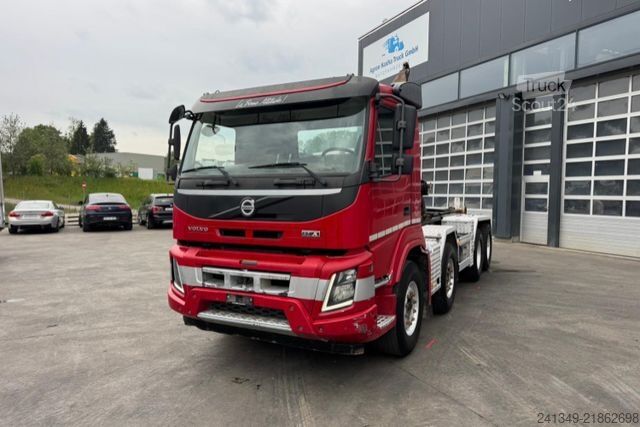 Tovornjak s kavljem za kontejnerje VOLVO FMX-460 8x4 Hiab 26T