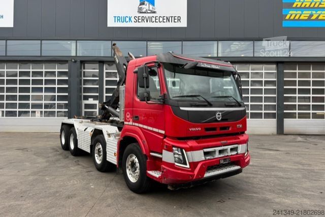 Tovornjak s kavljem za kontejnerje VOLVO FMX-460 8x4 Hiab 26T