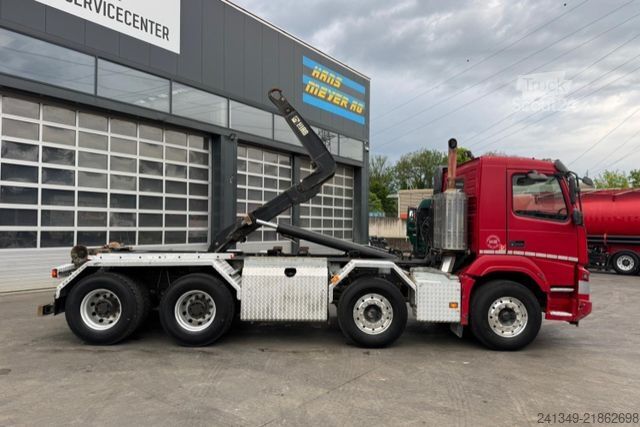 Tovornjak s kavljem za kontejnerje VOLVO FMX-460 8x4 Hiab 26T