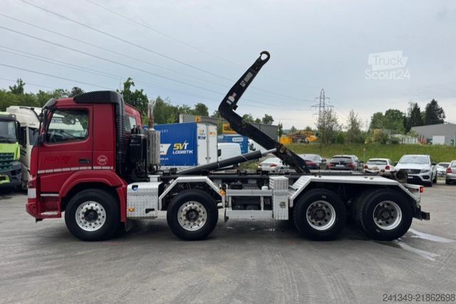 Tovornjak s kavljem za kontejnerje VOLVO FMX-460 8x4 Hiab 26T