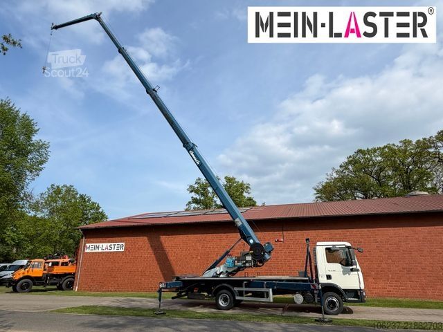 Autoutilitară cu macara montată pe șasiu de camion MAN 8.180 Cormach 23000 36-3 32 Meter Montagekran